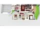 Birds eye view showcases the layout of the home and how the rooms connect at 2413 E Rancho Dr, Phoenix, AZ 85016
