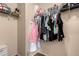 Walk-in closet with wire shelving and clothing storage for an organized wardrobe at 2509 E Meadow Land Dr, San Tan Valley, AZ 85140