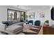 Inviting living room featuring a comfortable sectional sofa and a modern coffee table at 4301 E Sells Dr, Phoenix, AZ 85018
