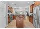 Well-equipped kitchen featuring a center island and stainless steel appliances at 5303 W Hackamore Dr, Phoenix, AZ 85083