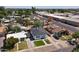 An aerial perspective displays the home's dark roof nestled among the neighborhood streets at 5808 W Myrtle Ave, Glendale, AZ 85301