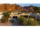 Modern home with mountain views and lush landscaping at 5905 N Echo Canyon Ln, Phoenix, AZ 85018