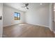 The bedroom has natural light and neutral finishes for a clean and inviting space at 6126 E Charter Oak Rd, Scottsdale, AZ 85254