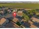 An aerial view of a property near the 202 freeway, highlighting its location, spacious backyard and pool area at 6309 W Hughes Dr, Phoenix, AZ 85043