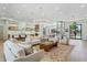 Open-concept living room seamlessly connecting to a modern kitchen and dining area for easy entertaining at 7001 E Joan De Arc Ave, Scottsdale, AZ 85254
