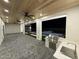 Outdoor covered patio featuring a built-in grill and view of a sparkling pool at 7001 E Joan De Arc Ave, Scottsdale, AZ 85254