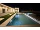 Backyard pool and patio area featuring modern design elements and ample space for entertaining at 7001 E Joan De Arc Ave, Scottsdale, AZ 85254