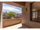 Balcony overlooking the neighborhood with a partial view of the mountains at 7445 E Eagle Crest Dr # 1111, Mesa, AZ 85207