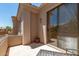 Private balcony with a lounge chair and desert foliage view at 7445 E Eagle Crest Dr # 1111, Mesa, AZ 85207