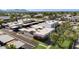 Aerial view of the community showing mature trees and carports at 8317 E Orange Blossom Ln, Scottsdale, AZ 85250