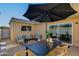 The patio includes outdoor seating and dining, perfect for enjoying a meal at 8317 E Orange Blossom Ln, Scottsdale, AZ 85250