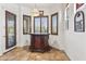 Breakfast nook with shuttered windows and views to the outside at 9722 S 45Th Ave, Laveen, AZ 85339