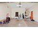 Spacious garage featuring ample storage, a utility sink, and a well-lit interior at 9722 S 45Th Ave, Laveen, AZ 85339