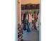Walk-in closet featuring organized storage and hanging space for clothes and accessories at 10225 W Camelback Rd # 45, Phoenix, AZ 85037