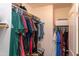 Walk-in closet featuring ample storage and clothing racks for well-organized wardrobe at 10225 W Camelback Rd # 45, Phoenix, AZ 85037