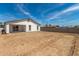 Large backyard space ready for landscaping in this single Gathering home at 11474 N 79Th Dr, Peoria, AZ 85345
