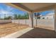 Spacious backyard with covered patio and block fence at 11474 N 79Th Dr, Peoria, AZ 85345