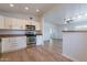 Modern kitchen featuring stainless steel appliances and wood-look countertops at 1219 E Colter St # 8, Phoenix, AZ 85014