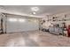 The spacious garage features an automatic door and ample storage space for vehicles and equipment at 1423 E 1St St, Mesa, AZ 85203