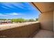 Enjoy the outdoors with views of the community on this covered, private balcony at 2134 E Broadway Rd # 2030, Tempe, AZ 85282