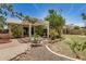 Outdoor space featuring hot tub, pergola, patio, and grassy area at 2256 S Las Flores --, Mesa, AZ 85202