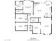 Detailed floor plan showcasing the layout of the home including bedrooms, bathrooms, kitchen, and living spaces at 2615 N 123Rd Dr, Avondale, AZ 85392