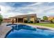 Backyard pool with built-in grill under covered patio at 2741 E Odessa St, Mesa, AZ 85213