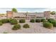 Lehi Crossing community entrance sign with manicured landscaping and attractive stone pillars at 2741 E Odessa St, Mesa, AZ 85213