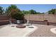 Outdoor firepit with chairs at 3314 E Page Ave, Gilbert, AZ 85234