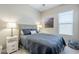 Cozy bedroom with a comfortable bed, side tables, and a serene ambiance at 40848 W Hillman Dr, Maricopa, AZ 85138