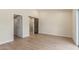 Spacious bedroom featuring an ensuite bathroom with sliding barn door at 4340 E Nisbet Rd, Phoenix, AZ 85032