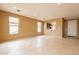 Large living room features recessed lighting and tile floors at 4432 W Pleasant Ln, Laveen, AZ 85339