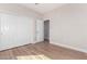 Comfortable bedroom with a closet and a door leading to another part of the house at 4639 E Cabrillo Dr, Gilbert, AZ 85297