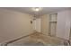 Bedroom features an open closet and natural light at 4721 N 55Th Dr, Phoenix, AZ 85031