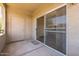 The spacious balcony provides a view and direct access to the outdoors at 5401 E Van Buren St # 3048, Phoenix, AZ 85008