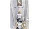Charming powder room with stylish toilet seat and neutral decor at 7575 W Darrel Rd, Laveen, AZ 85339