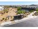 A picturesque community featuring convenient mailboxes, a tennis court, and beautiful desert landscaping at 8055 E Jaeger St, Mesa, AZ 85207