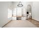 Bright room featuring custom built-ins and a view into the living room at 8896 E Mescal St, Scottsdale, AZ 85260