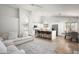 Open concept living space with a seamless flow to the kitchen and breakfast nook at 8896 E Mescal St, Scottsdale, AZ 85260