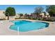 Enjoy the community pool with a beautiful clear water and surrounding landscaping. This is perfect for relaxing at 948 S Alma School Rd # 97, Mesa, AZ 85210