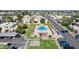 Aerial view of community pool and landscaped grounds at 948 S Alma School Rd # 97, Mesa, AZ 85210