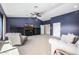 Spacious main bedroom featuring vaulted ceilings, and neutral carpet and paint at 10386 N 96Th Pl, Scottsdale, AZ 85258