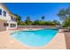 Backyard with a refreshing pool perfect for relaxing and enjoying the outdoors at 10386 N 96Th Pl, Scottsdale, AZ 85258