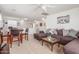 Spacious living room featuring a cozy sectional sofa, perfect for relaxing and entertaining at 1142 E Mayfield Dr, San Tan Valley, AZ 85143