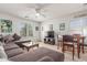 Inviting living room featuring a comfortable sectional sofa and plenty of natural light at 1142 E Mayfield Dr, San Tan Valley, AZ 85143