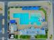 Aerial view of a community pool featuring recreational swimming and diving areas at 14267 W Crocus Dr, Surprise, AZ 85379