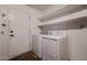 Inside laundry room with included washer and dryer for tenant use at 1920 E Westchester Dr, Chandler, AZ 85249