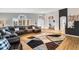 Comfortable living room with ample seating, stylish rug, and plenty of natural light at 19903 E Augustus Ave, Queen Creek, AZ 85142