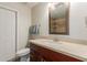This secondary bathroom features neutral walls and an updated vanity at 2616 S El Dorado --, Mesa, AZ 85202