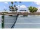 Enjoy a game of tennis on these well-maintained community courts, with shaded seating and a blue surface at 2616 S El Dorado --, Mesa, AZ 85202